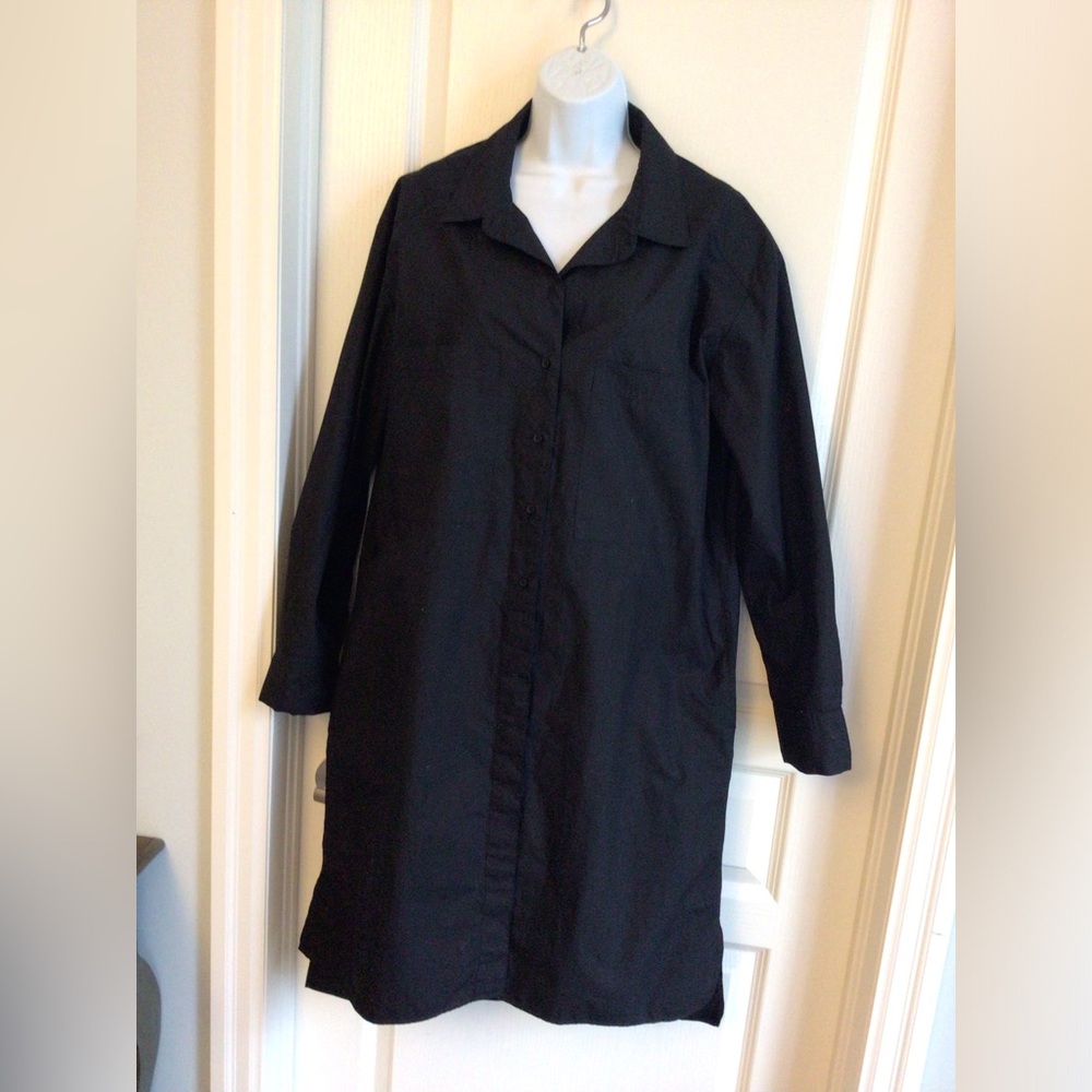 Danier black long shirt dress size medium